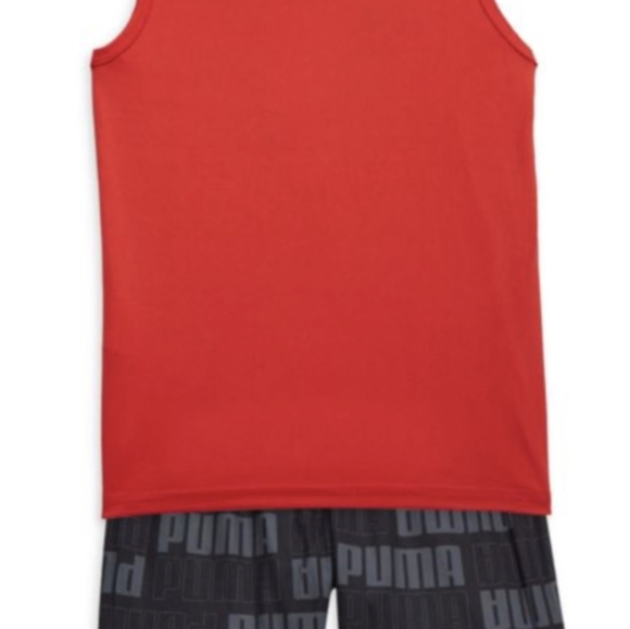 Puma Little Boy's 2-Piece Logo Tank Top & Shorts Set Size 6 NWT MSRP $34 - Picture 2 of 6